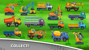 Truckgames voor kinderen Bouw screenshot
