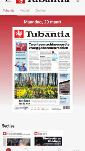 Tubantia - Digitale krant screenshot