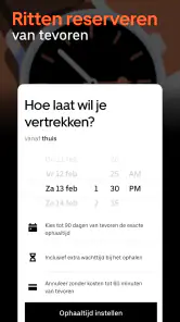 Uber - Vraag een rit aan screenshot