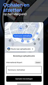 Uber - Vraag een rit aan screenshot
