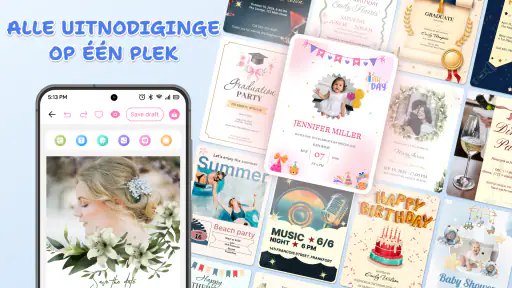 Uitnodiging, Kaarten Sjablonen 1