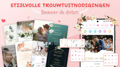 Uitnodiging, Kaarten Sjablonen 5