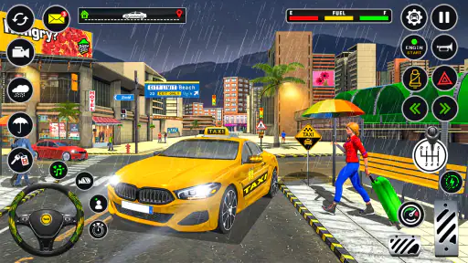 US Taxi Car Parking Simulator 5