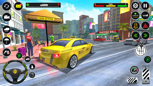 US Taxi Car Parking Simulator 8