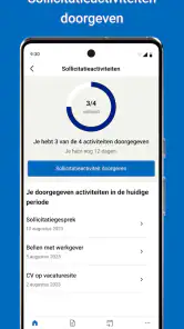 UWV-app screenshot