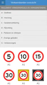 Verkeersborden screenshot