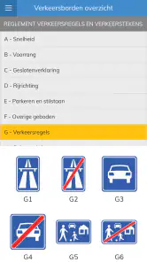 Verkeersborden screenshot