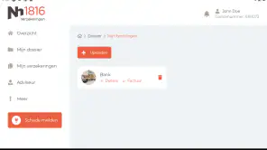 VerzekeringApp screenshot