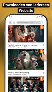 Videodownloader-Videospeler screenshot