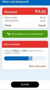 Voordelig tanken met Tamoil screenshot