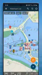 Waterkaart Live - Routes, AIS 1