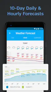 Weather data & microclimate :  screenshot
