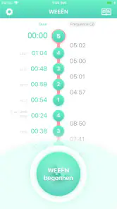 Weeën Timer 9m - Zwangerschap screenshot