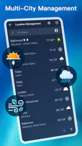 Weer - Nauwkeurige weer-app screenshot