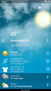 Weer Nederland XL PRO screenshot