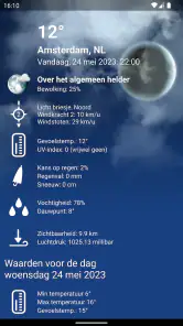 Weer Nederland XL PRO screenshot