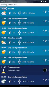 Weer Nederland XL PRO screenshot