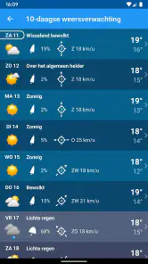 Weer Nederland XL PRO screenshot