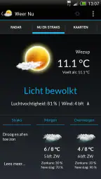 Weer Nu - Weerbericht en Radar 1