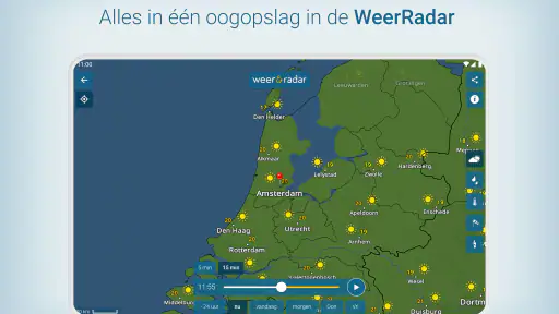 Weer & Radar met buienradar 7