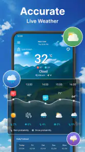 Weerbericht app screenshot