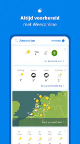 Weeronline: weer & buien radar screenshot