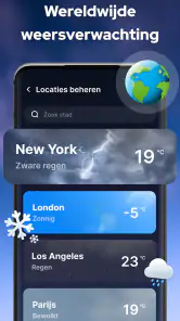 Weersverwachting, Lokale Radar screenshot