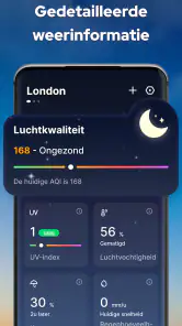 Weersverwachting, Lokale Radar screenshot