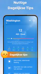 Weersverwachting, Lokale Radar screenshot