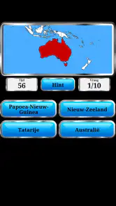 Wereld Geografie - Quiz Spel screenshot