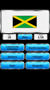 Wereld Geografie - Quiz Spel screenshot