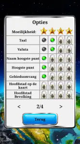 Wereld Geografie - Quiz Spel screenshot