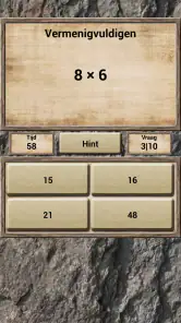 Wiskunde - quiz spel screenshot