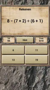 Wiskunde - quiz spel screenshot
