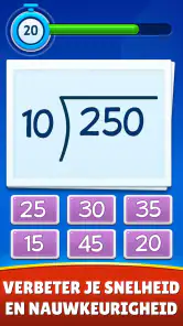 Wiskunde spelletjes: Math Game screenshot