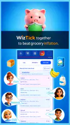 WizTick Grocery List & Budget 2