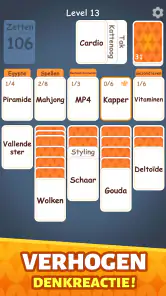 Woordpatience: Associations screenshot
