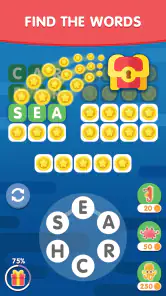 Word Search Sea: Woordspel screenshot