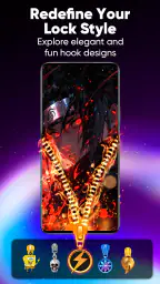 Zipper Lock Screen & Wallpaper 4