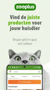 zooplus: online dierenwinkel screenshot