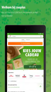 zooplus: online dierenwinkel screenshot
