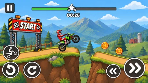 Hill Climb Bike Stunts 1