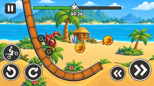 Hill Climb Bike Stunts 2