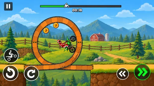 Hill Climb Bike Stunts 4