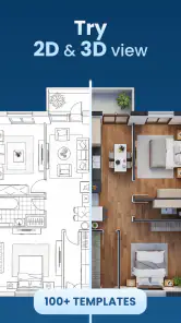 3D de Projeto de Casa App screenshot