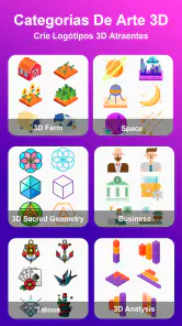 3D Logo Maker - Criar Logotipo screenshot