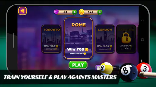 8 Ball Billiards Offline Pool 8