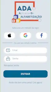 ADA - App da Alfabetização screenshot