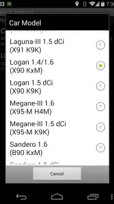 Advanced EX for RENAULT screenshot