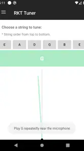 Afinador de Violão e Guitarra screenshot